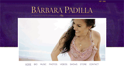 Desktop Screenshot of barbarapadilla.com